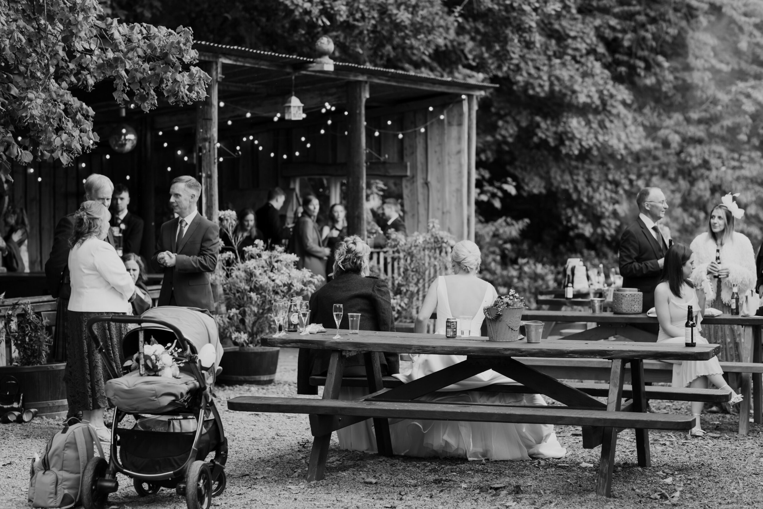 A view of The Sitooterie and outdoor area at Netherdale House